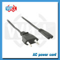 De alta calidad OEM 10A 250V 2 cable de alimentación de Italia de clavija